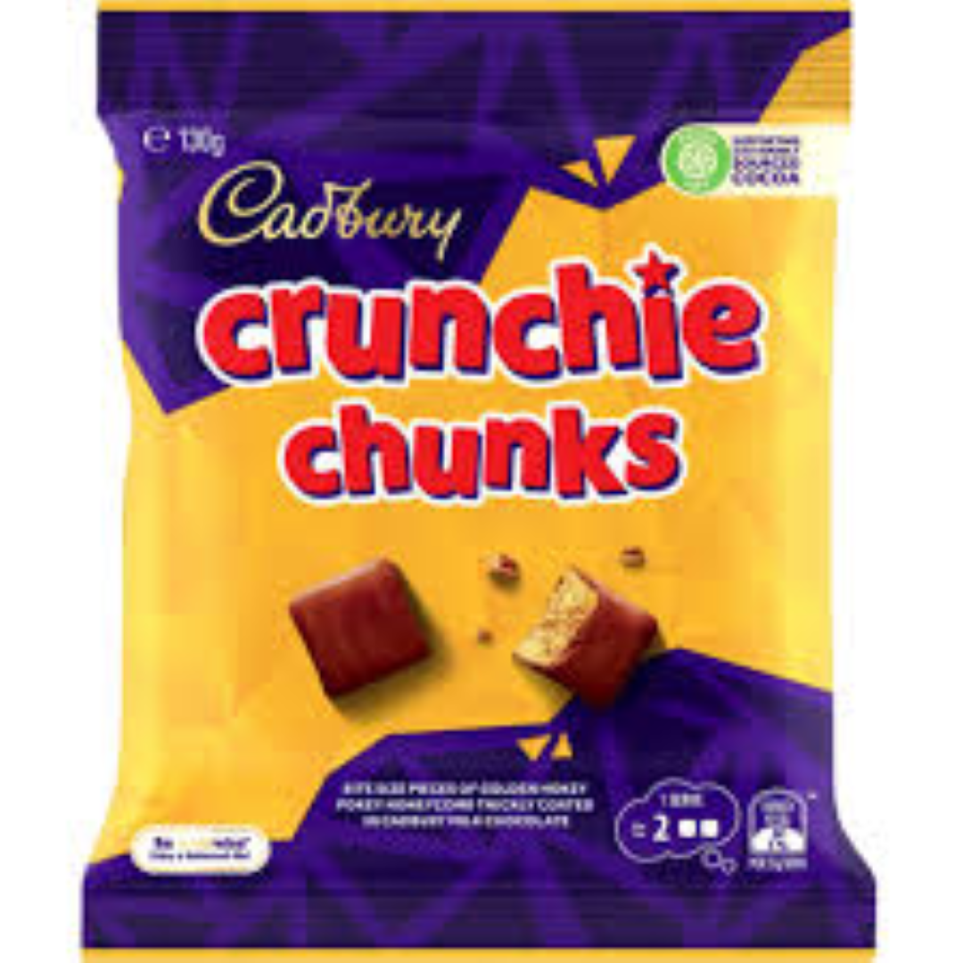 CADBURY CRUNCHIE BISCUIT 130G